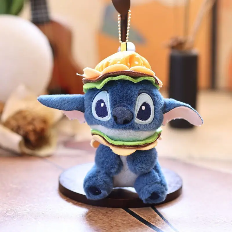 15cm Anime Postać Stitch Kawaii Kreatywna Pluszowa Zabawka Brelok Zawieszka Urocza Lalka Wypełnienie Bawełną PP Dekoracja Opakowania Prezent