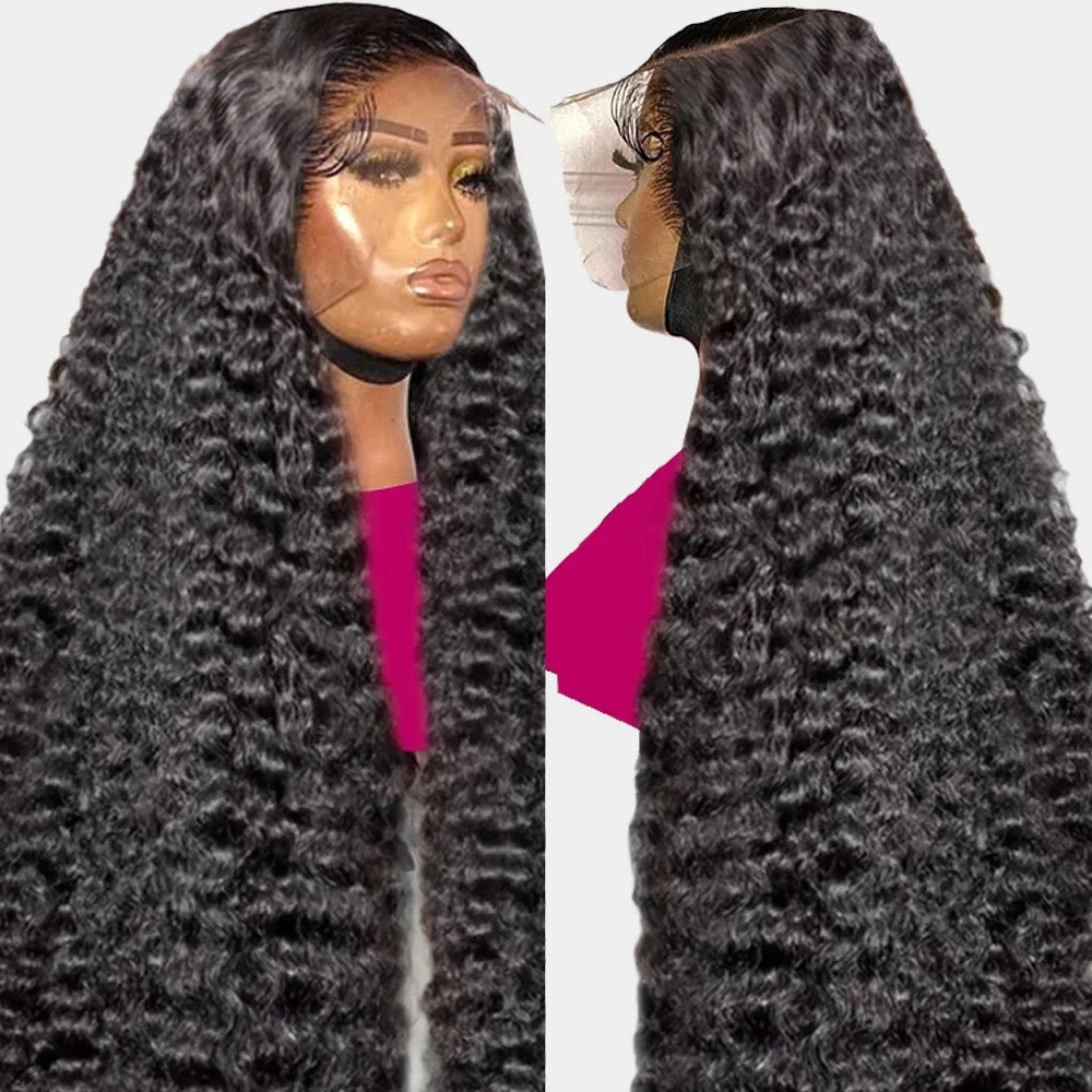 

13x6 Lace Frontal Human Hair Wig Hd Transparent Brazilian Water Wave Wigs Loose Deep Wave Curly Lace Front Human Hair Wig