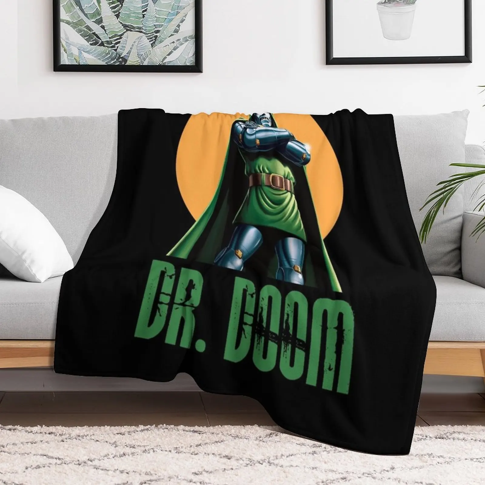 Dr. Doom Doctor Doom Game Lover Throw Blanket sofa bed Decorative Sofas Blankets