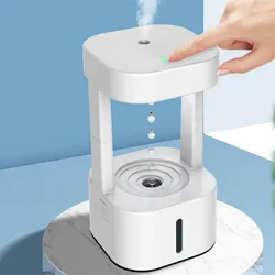 Mist Humidifiers Household Plug In Quiet 580ml Anti Gravity Water Droplets  Humidifier Bedroom Office Room Humidifier