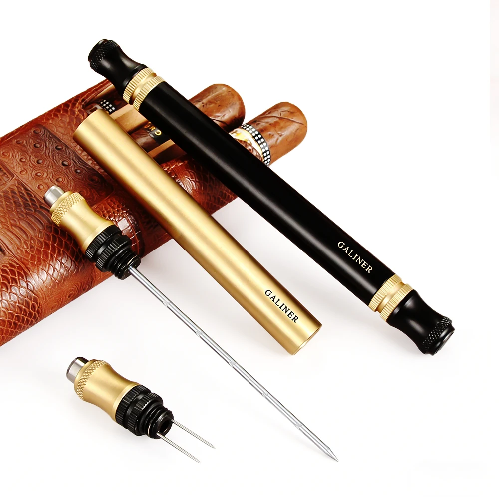 

Перфоратор для сигар GALINER, металлическая съемная игла для усиления сигар, идеальный инструмент для вытягивания сигар lubinski