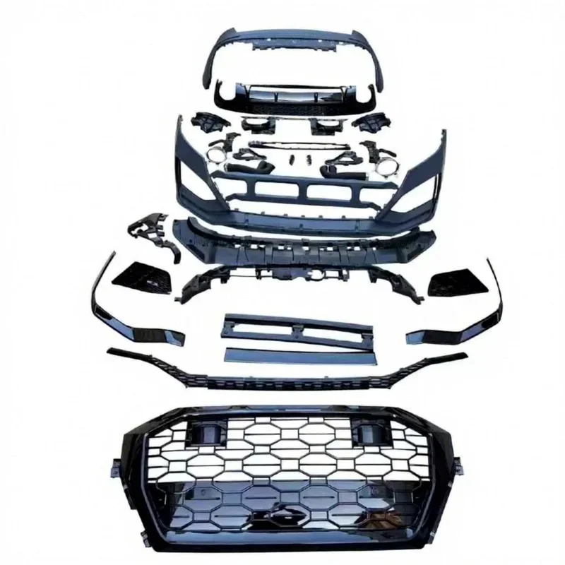 Heavy Duty Front Rear Bumper Grille Body Kit Facelift Sport Style Universal Fit Car Auto Exterior Guard