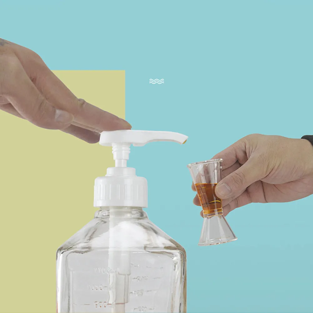 1Pcs Beverage Press Pump Head Food Grade Long Nozzle Buckle Cover Syrup Dispenser for Household Cooking Oil Tomato Sauce Hand