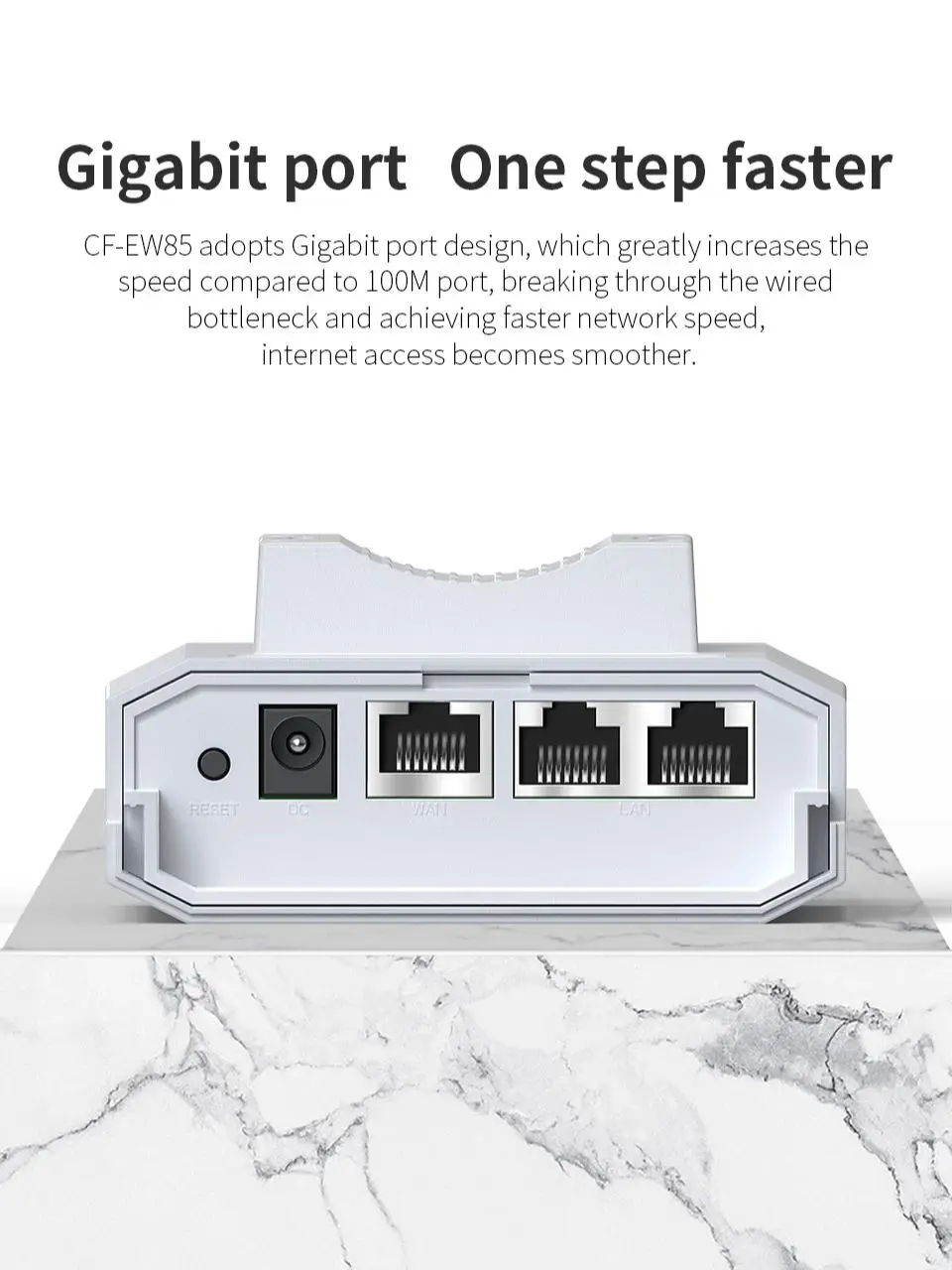 COMFAST 1300Mbps Outdoor WiFi Extender High Power Wireless Router AP 2.4G/5.8G Long Range Signal WiFi Repeater 48V POE CF-EW85V2