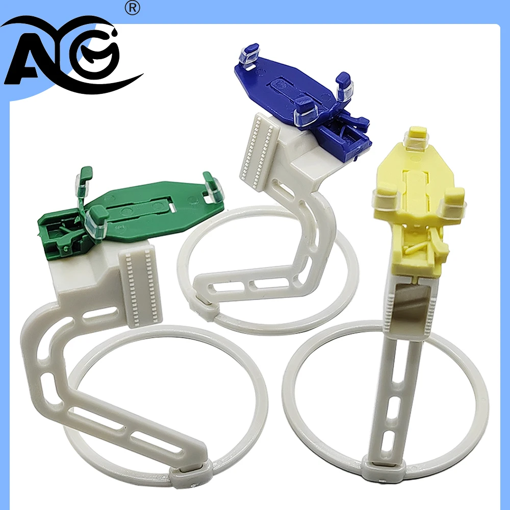 AG 3Pcs Dental X-Ray Sensor Positioner Holder Dental Lab Digital X-Ray Film Locator Dentist Portable Plastic Positioning Tools