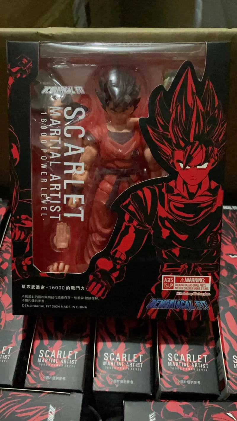 

Demoniacal Fit Red-Clothed Martial Artist Dragon Ball SHF Action Figure Collectible in Stock