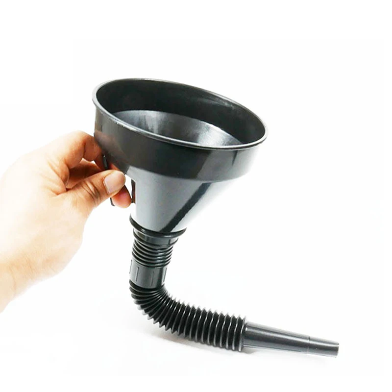 2-In-1 Refueling Funnel With Strainer Can Spout For Oil Water Fuel Petrol Diesel Gasoline For Auto Car Motorcycle Bike Truck ATV