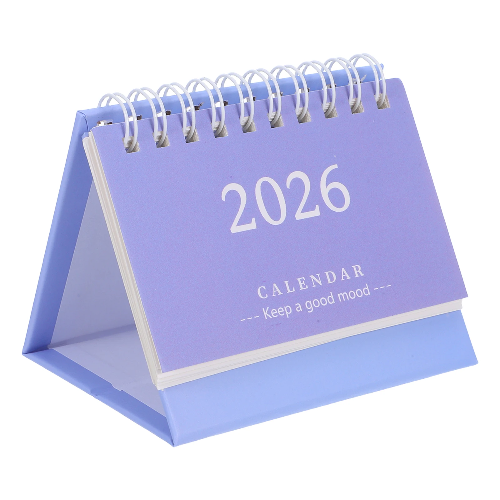 Mini Desk 2026 Standing Flip Desktop Planner Compact Small Table Calendar For Home Office School Paper Calendar Decorative