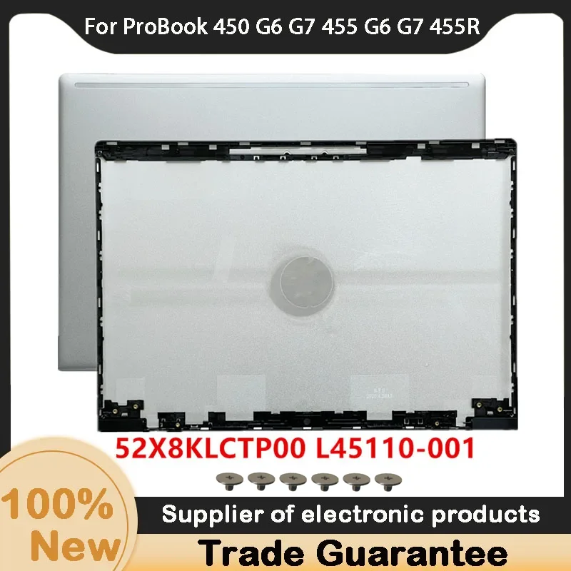 Tampa traseira LCD para hp probook 450 g6 g7 455 g6 g7 455r g6 hsn-q17c-5, um shell 52x8klctp00 l45110-001, novo