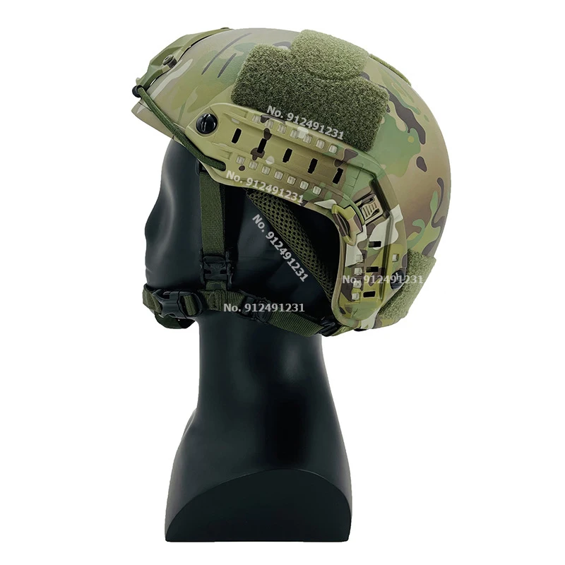 Ballistic Helmet FAST NIJ IIIA 7.62 Kevlar Ballistic MC Camouflage Helmet Wendy\'s Suspension Liner  Class Bulletproof Helmet