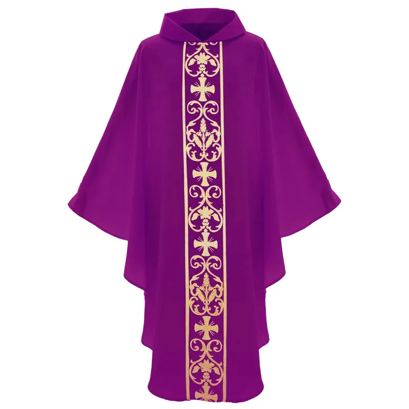 ชุดคลุมพระสงฆ์พิมพ์ลาย Zizi 2025 สำหรับบาทหลวง นักบวช ศาสนาคริสต์ พระเยซู ผู้นำศาสนา ชุดคลุมสำหรับโฆษณา