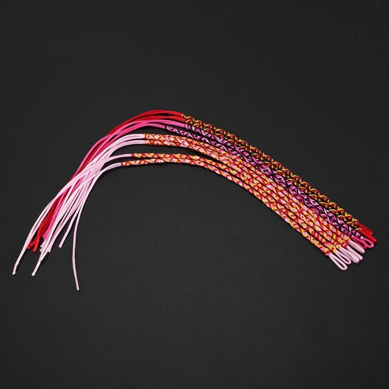 9Pcs Bracelets Brazilian Wire Braid Handmade Ethnic Multicolored 4