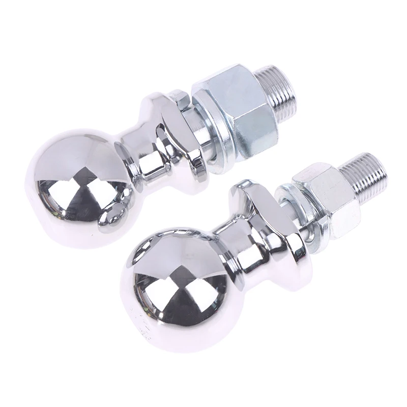 

Детали буксирного шара прицепа, крепление сцепного устройства с хвостовика 50 мм, хромированное крепление для автофургона Bola De Remolque Con Rosca