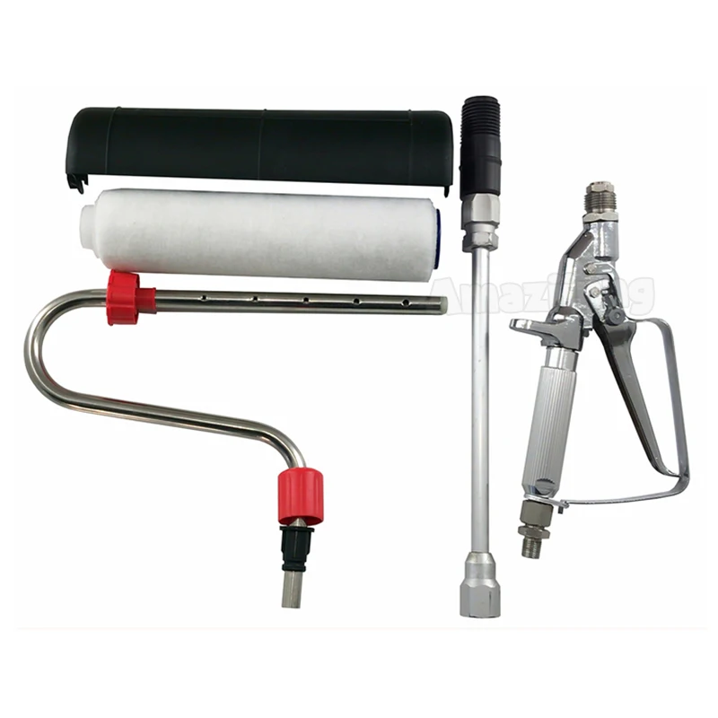 Extension Pole Airless Paint Spraye Powder Coating Sandblasting Gun High Pressure Paint ToolsAirless Paint Roller 30cm Spray