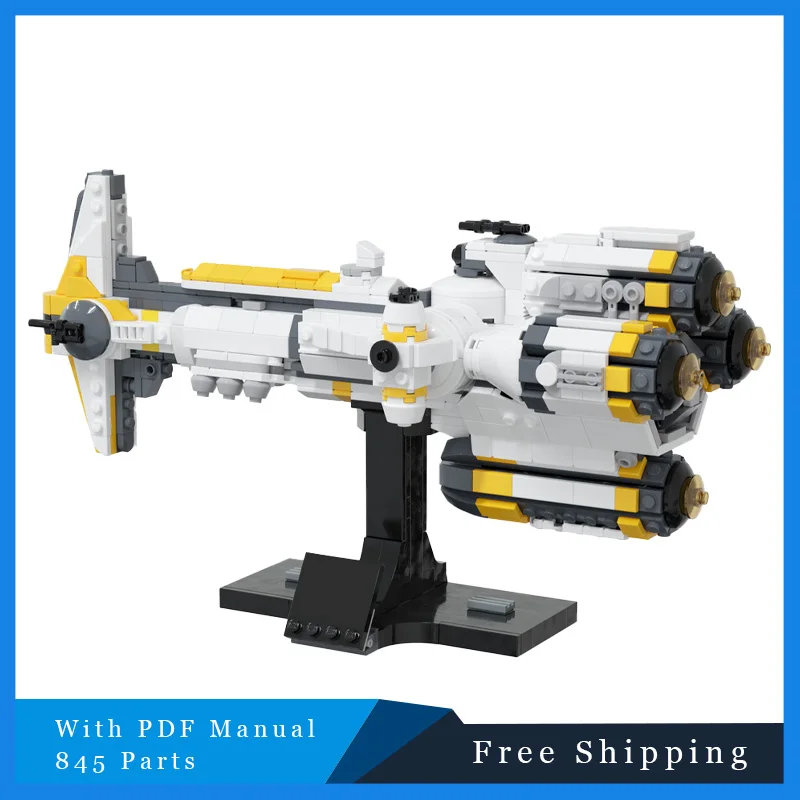 

845PCS Star Battle Building Block Series Hammerhead Frigate Model Technology Assembly Set Children Educational Toy Surprise Gift