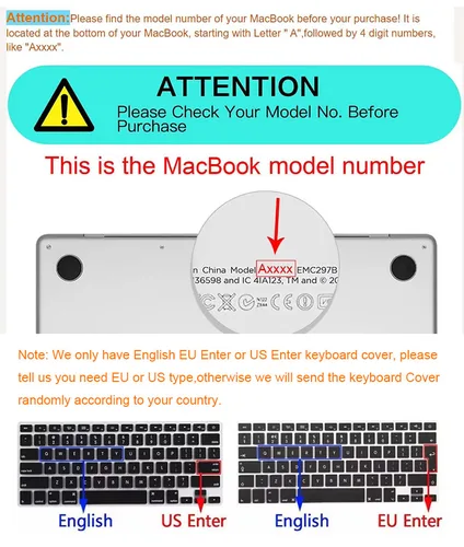 Imagen 2 del producto Funda para MacBook Air Pro 2026 de 11 12 13 13.3 14 15 16 pulgadas M5 M4 M4 M3 M2 M1 A3241 A3240 A3113 A2681 A2337 A2338