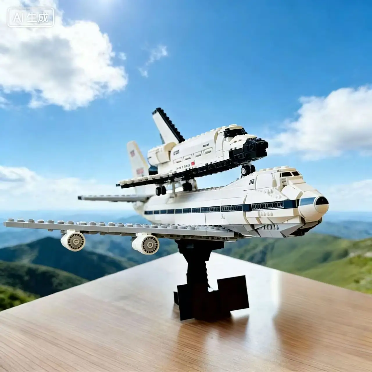 

in stock Home Decor 10360 Aircraft Model Desktop Desktop ornament ornament 2417PCS Adult and Children's Festival Gifts in stock