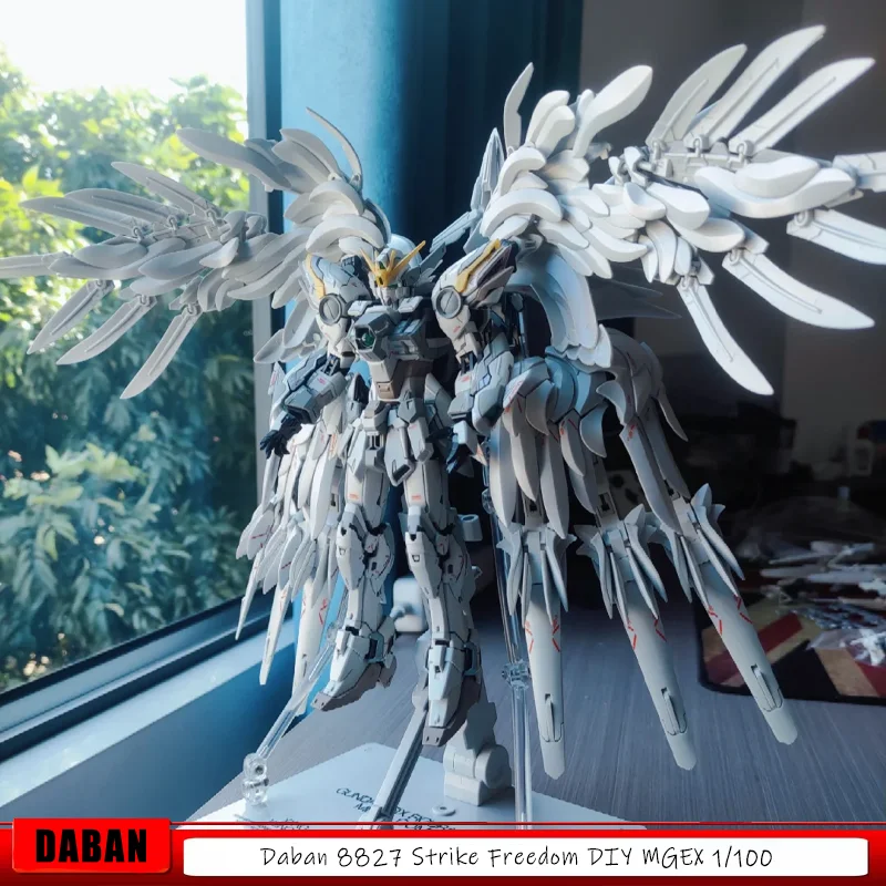 

Daban 8827 Strike Freedom DIY MGEX with 12 Dwarf Star Cannons Base Assembly Model Kit, Poseable Action Figure Christmas Gift Toy