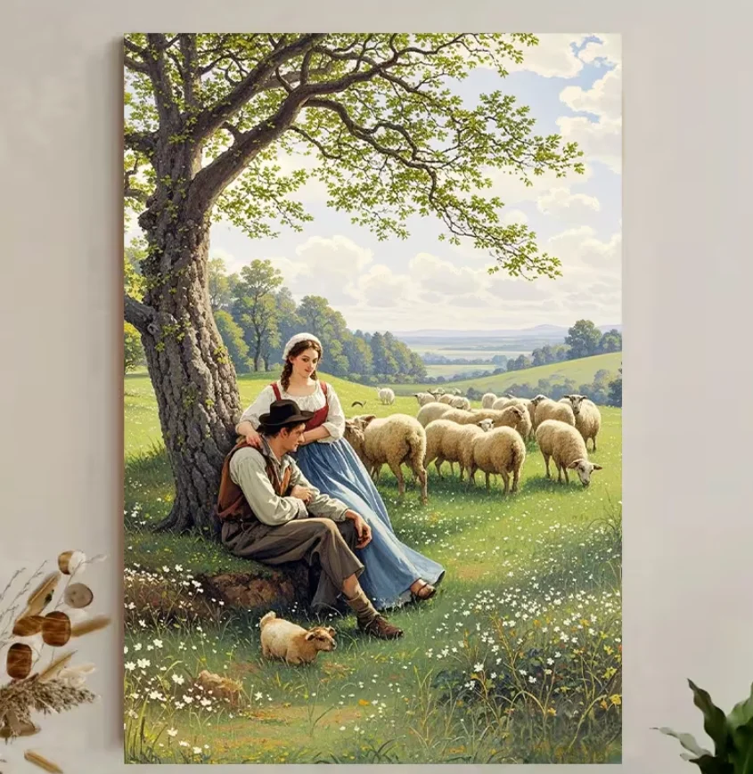 

Пазлы «Жизнь пастуха» 500/1000/1200/2000 элементов, семейные развивающие игры для игровой комнаты, спальни, подарки, без рамки