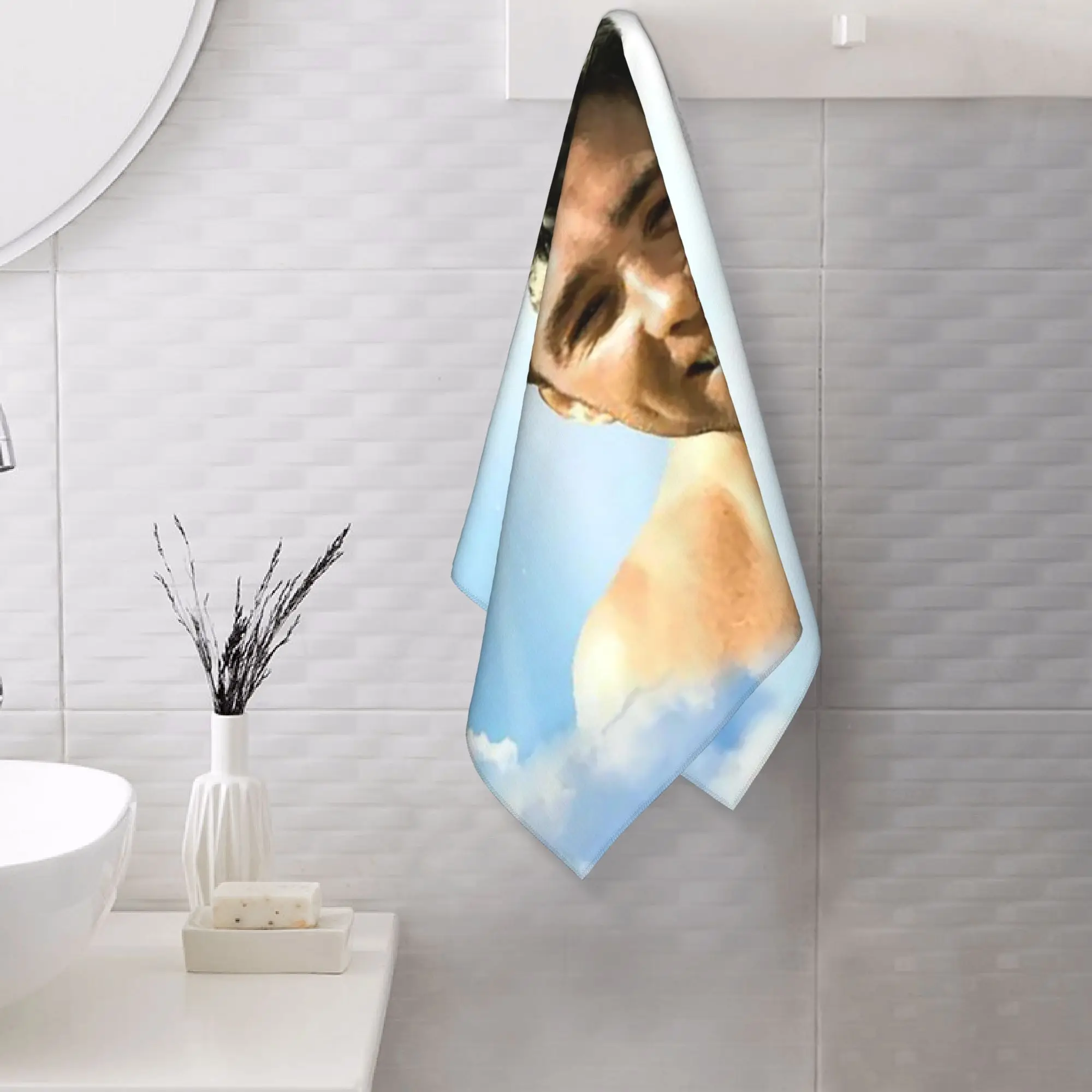 Custom Billy Herrington Soft Face Towel Quick Dry Pool Bath Cotton Towels Absorbent