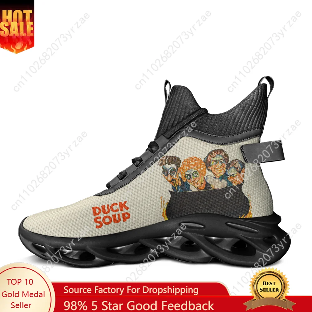 

Duck Soup High Top Flats Sneakers Mens Womens Sports Shoe High Quality Fashion Sneaker Lace Up Mesh Footwear Customized Shoes