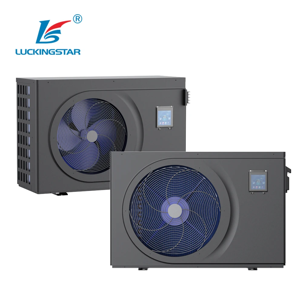 Luckingstar 5kw-28kw heating capacity famous brand compressor R32 swimming pool heat pump water heater