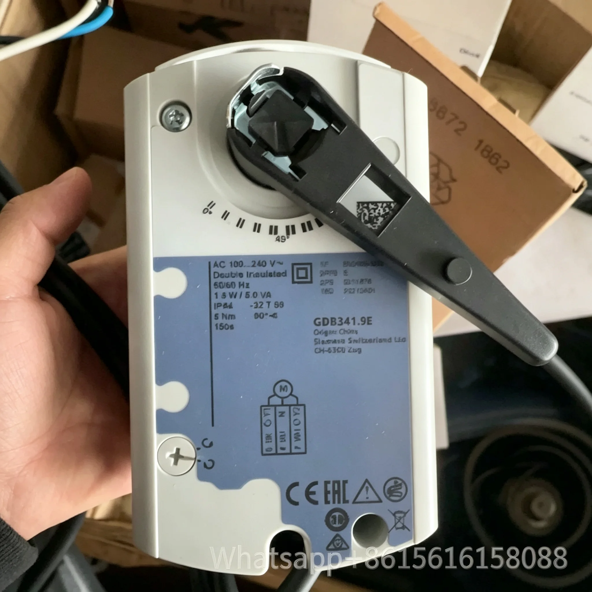 Air valve actuators GDB141.9E, GDB161.9E, GDB341.9E, GLB141.9E, GLB161.9E, and GLB341.9E