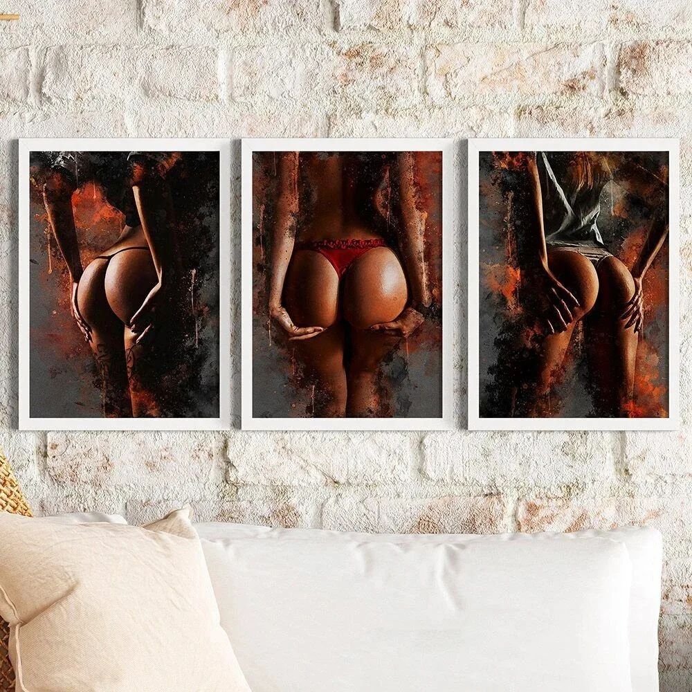 Modern Graffiti Abstract Sexy Women Canvas Painting Canvas Wall Art Wall Picture Prints For Bedroom Decor Cuadros Quadros Gift