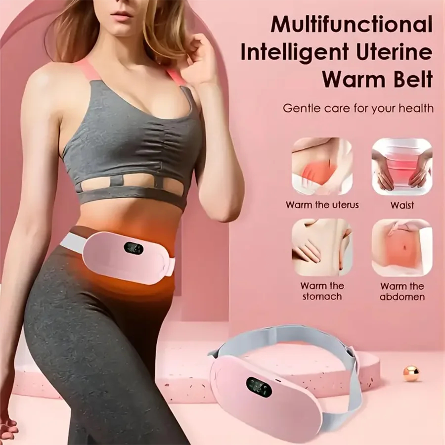 

This women's uterine warming belt is designed to relieve menstrual cramps, abdominal pain, and hypothermia. It features a heatin
