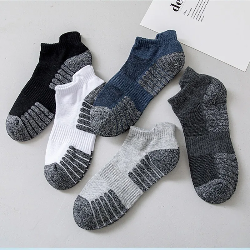 Chaussettes de compression respirantes pour hommes, bas de basket-ball, chaussettes de sport, chaussettes de cyclisme, chaussettes de course à pied, chaussettes tubulaires à haute élasticité, 3 paires par lot