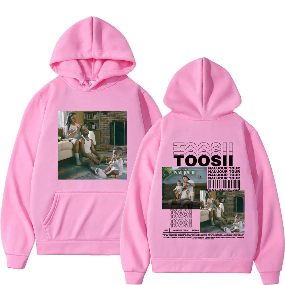 อัลบั้มเพลง rapper toosii เสื้อกันหนาวมีฮู้ดเสื้อฮู้ดชายหญิงฮาราจูกุทรงหลวมลำลองแฟชั่น