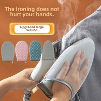 Handheld Mini Ironing Board Heat Resistant Clothes Garment Steamer Board Gloves Iron Pad Cover Steamer Accessories for Clot F9U4