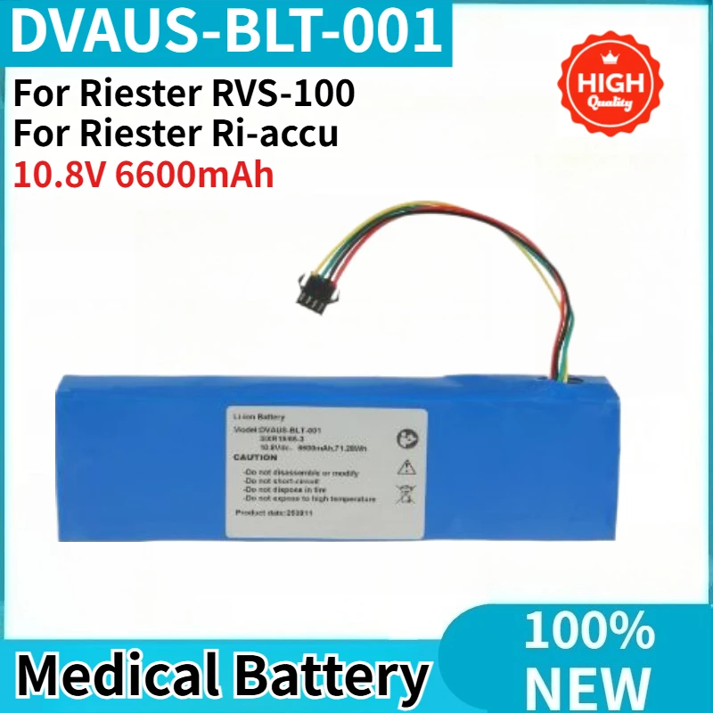 

DVAUS-BLT-001 High Quality Medical Battery 10.8V 6600mAh for Riester RVS-100 Riester Ri-accu Brand New Replacement Battery