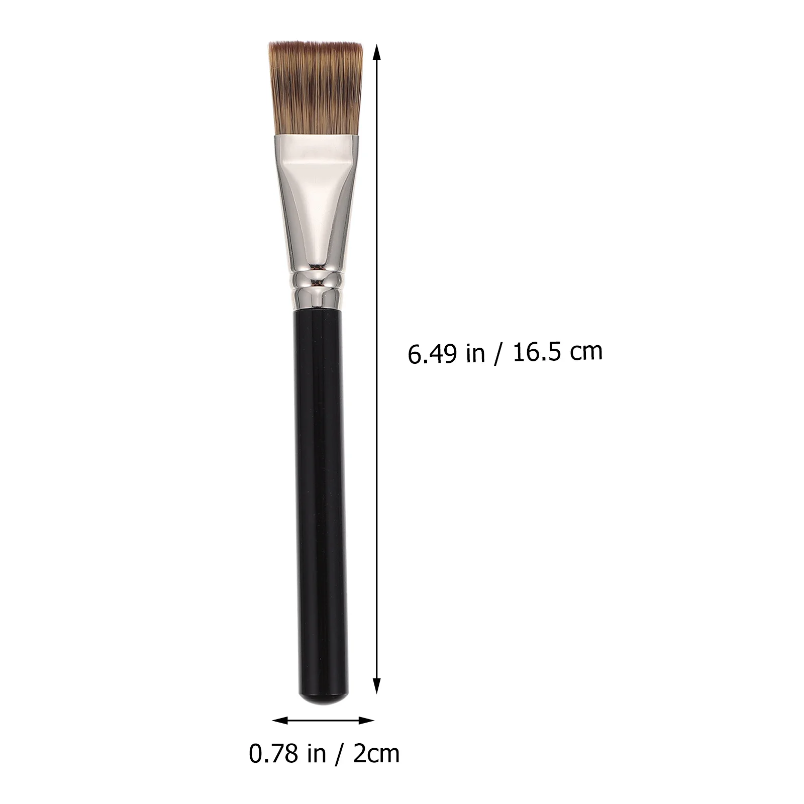 1Pcs Flat Top Makeup Brush Premium Synthetic Hairs Foundation Blending Tool for Women Daily Professional Use Gift
