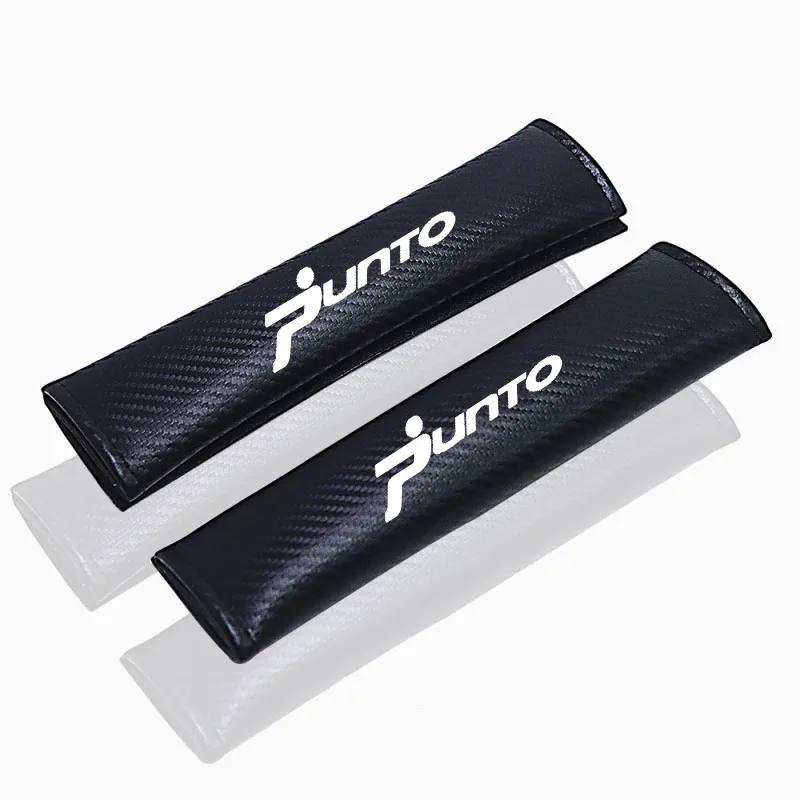 2pcs Car Safety Belt Cover Adjustable Seat Belt Cover for Punto Car Shoulder Protector Pad Auto Accessories