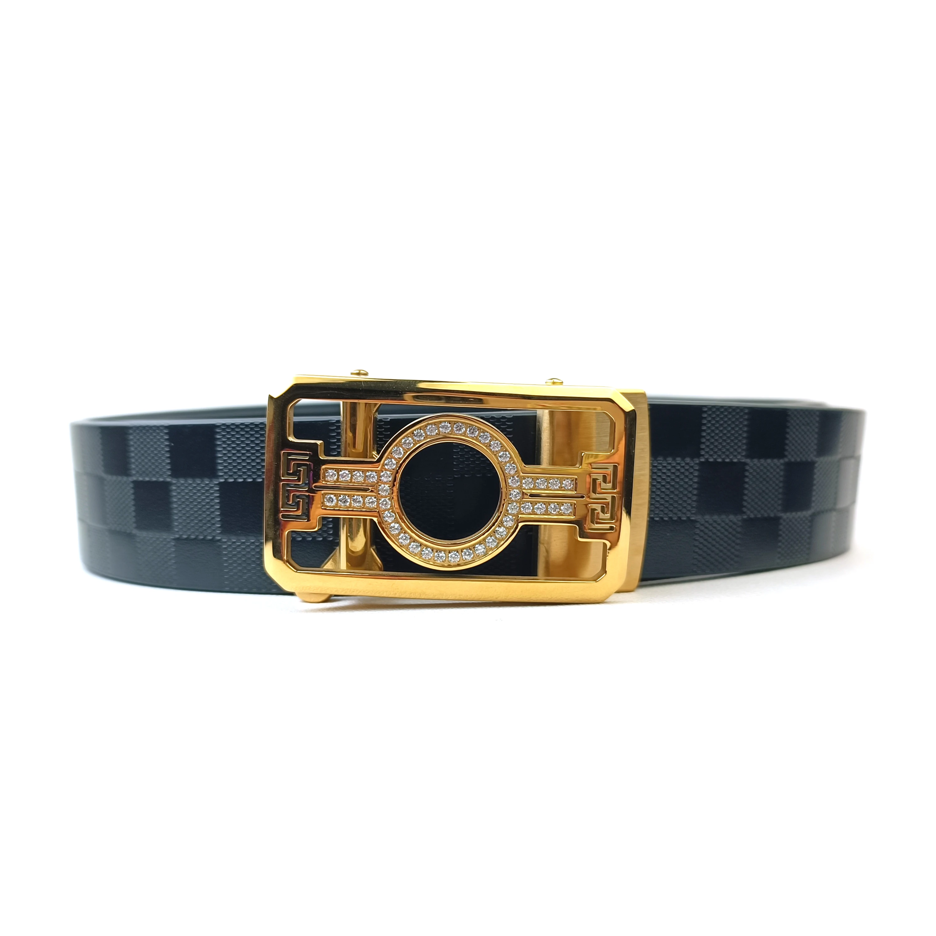 NFC is used to replace headless belt, men's leather, buckle free, double-sided leather, 35mm spare belt, high-end supplier