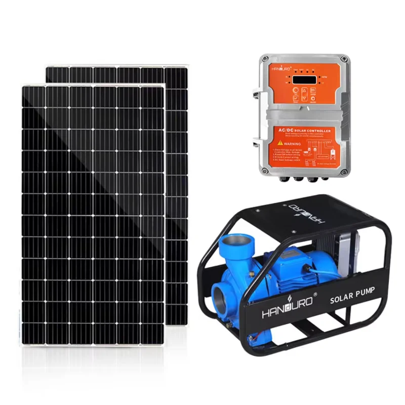 

Handuro High Pressure Head Flow AC DC 3 3 Surface Solar Power Water Pump for Irrigation