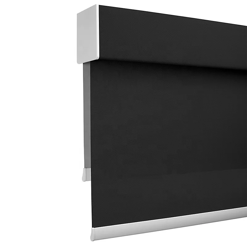 Blackout Roller Blinds Double Day and Night Blinds Full Blackout Roller Double Smart