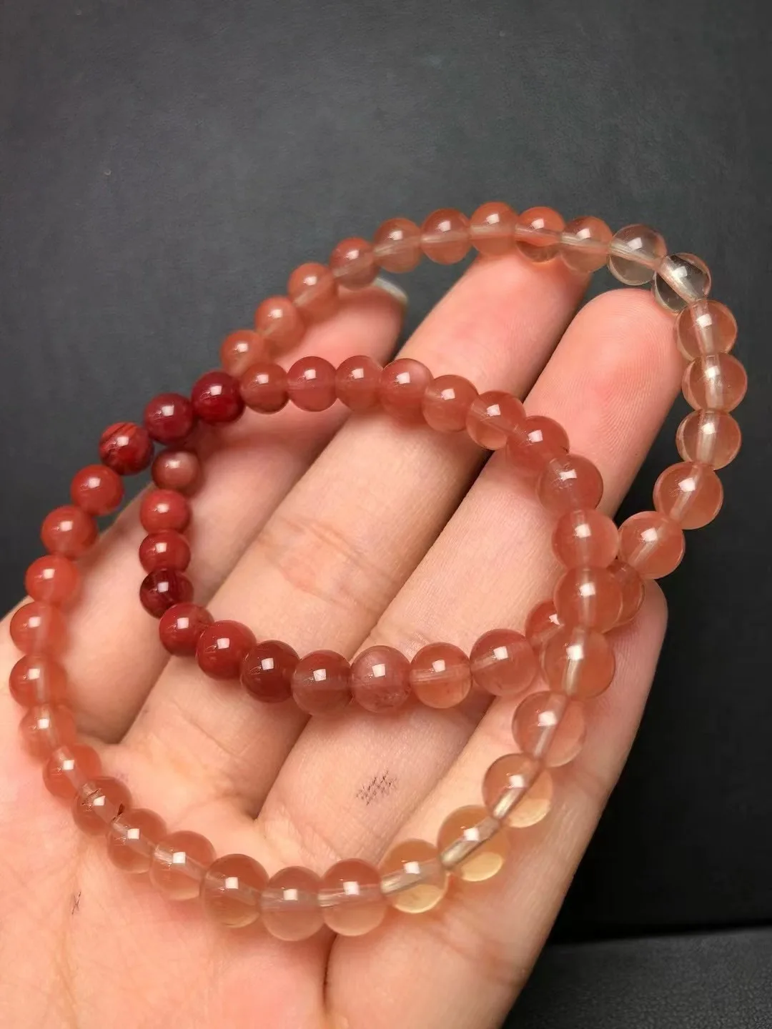 

Unit One Bracelet Hot Selling Natural Andersine Crystal Healing Gradient Bead Bracelet For Gift