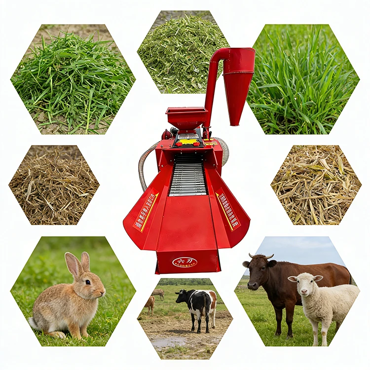-For Hot Sale Dual-speed Universal Crusher with 65 Manganese Steel Blades for Wheat Straw*