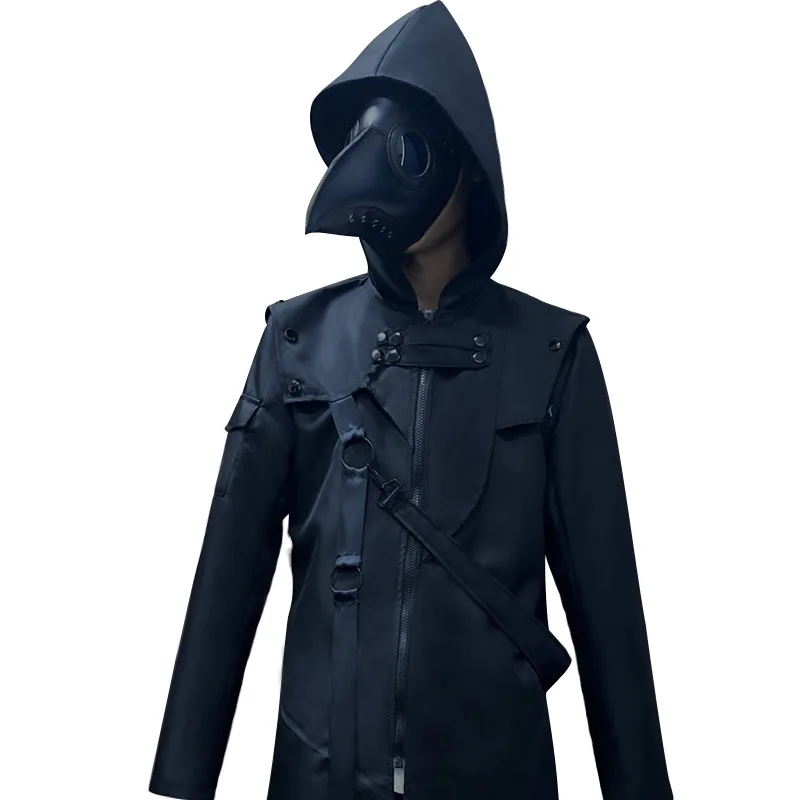 Mittelalterliches Sle-Herren-Halloween-Kostüm Jaet Herbst Winter Faion Historische Periode Oberbekleidung Traditionelle chinesische ethnische Co...