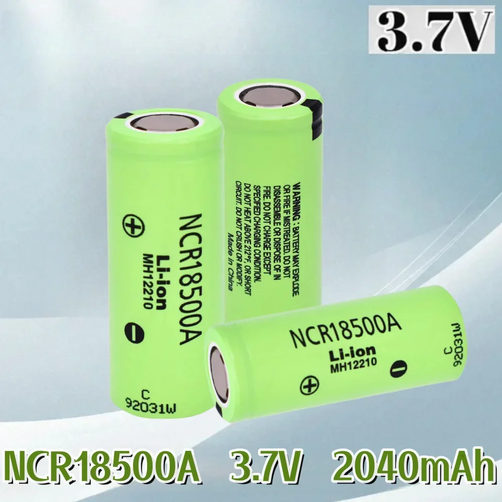 NCR18500A  3.7V 2040mah Lithium Ion Battery For Panasonic NCR18500A Toy Torch Flashlight Ect