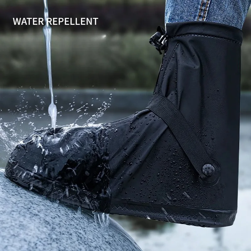 Waterproof Rain Boot Covers Reusable Non-Slip Cycling Hiking Shoe Protectors Pants Overshoes Rain Snow Wet Sand Guard