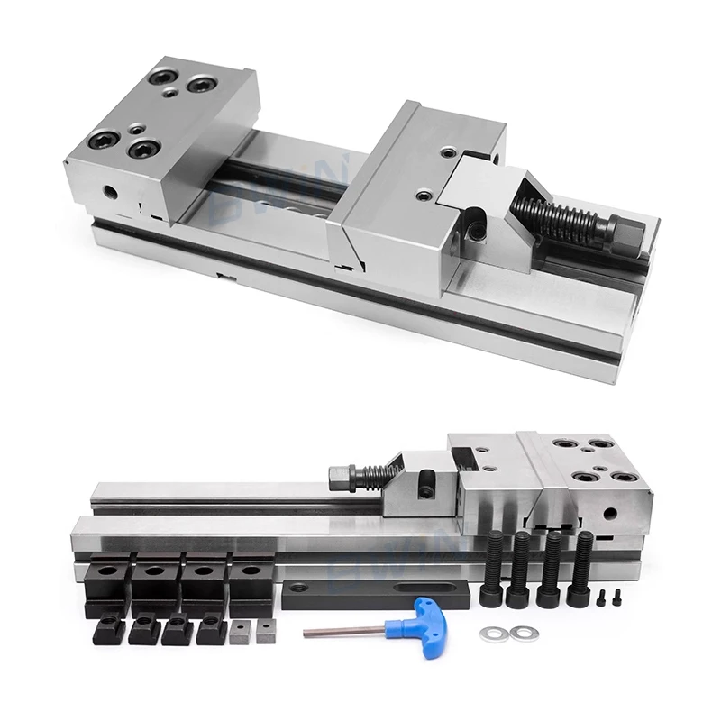 BWIN GT150 GT175 GT200 Clamping Parallel Bench Vice 8 CNC Milling Machine Tool Modular Vise Precision