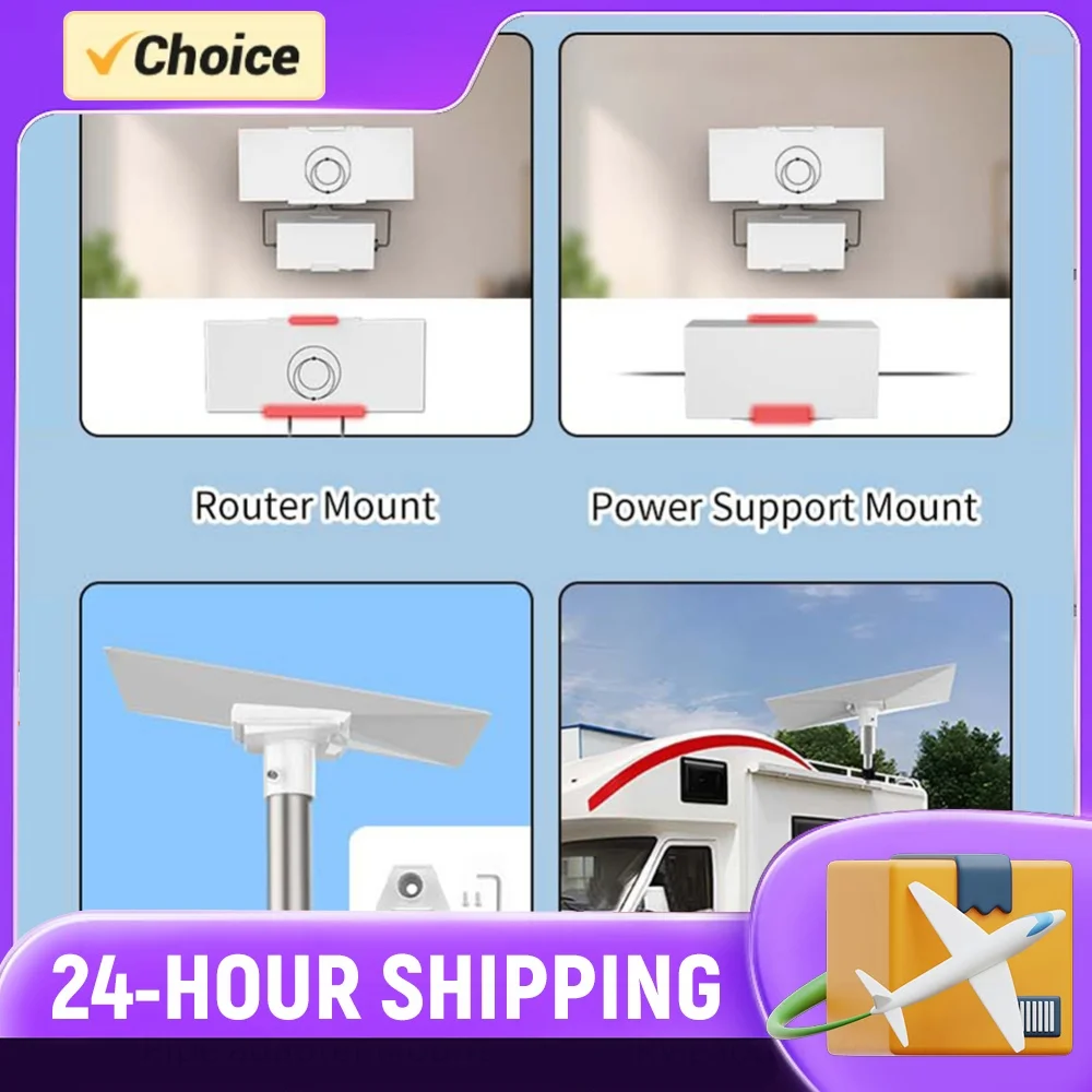 For Gen 3 RV Ladder Mount Roof Rack Bracket Chain Satellite Roof Adapter for Installation Kit