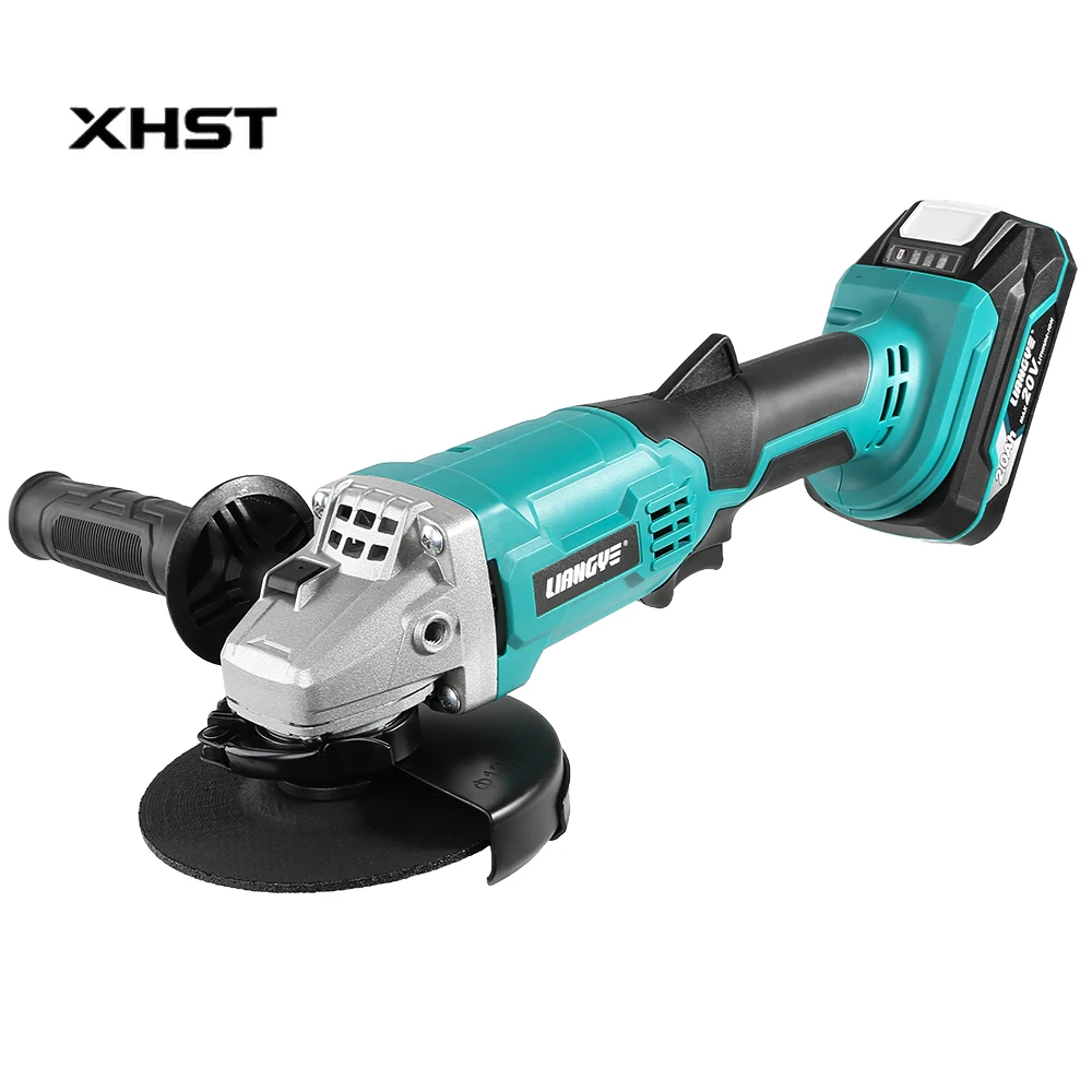 

Easy To Handle Ergonomic Drop Control Protection Battery Powered Angle Grinder Machine With Multi-position Rubberized Auxiliary