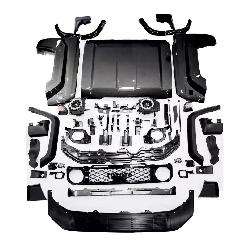 

Комплект кузова для LC76 LC79 1989-2023, обновление до 2024 года, новые аксессуары, переоборудованный бампер