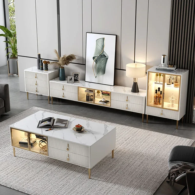 

Unit Cabinet Tv Stand Table Mobile Desk Lowboard Retro Tv Wall Mount Entertainment Center Mueble Para Televisor Home Furniture