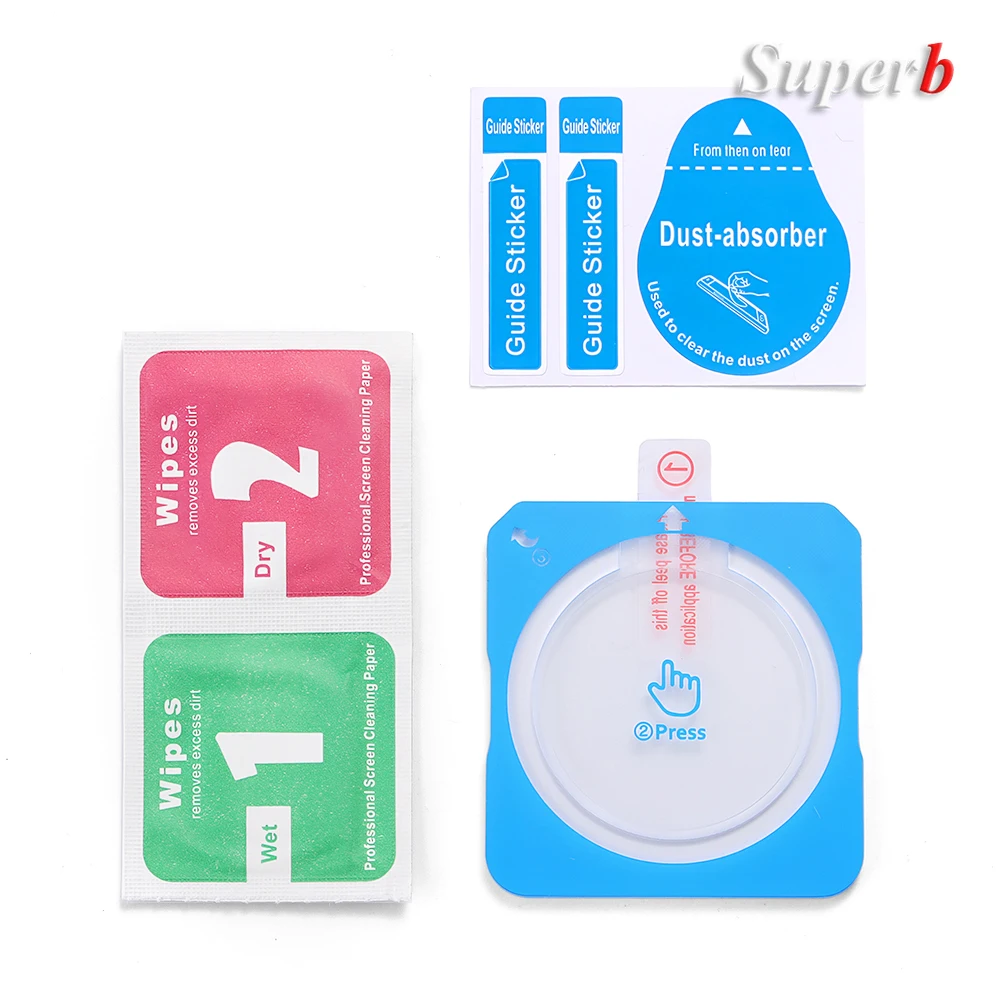 1/3/5 ชิ้นกระจกนิรภัยสำหรับ Samsung Galaxy Watch 8 Classic/Watch8 40MM 44MM HD ฟิล์มป้องกันหน้าจอใสติดตั้งง่าย