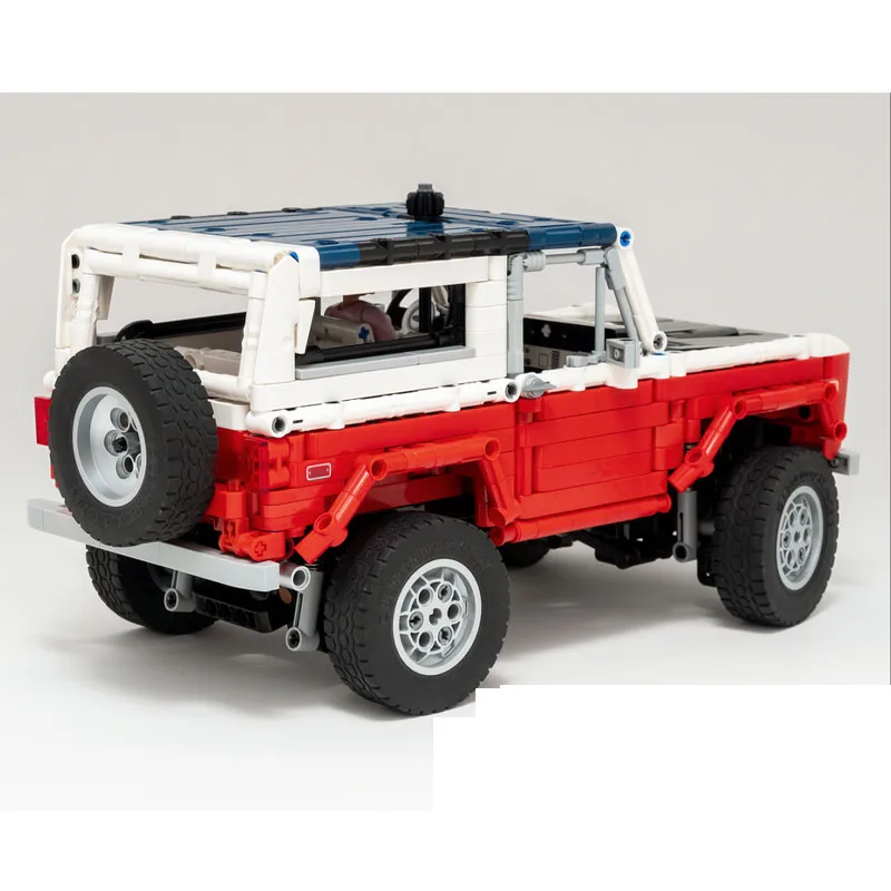 MOC-242141 New Urban Classic Sports Car Building Block Model, 1477 Pieces, Boys' Children's Birthday and Christmas Toy Gift